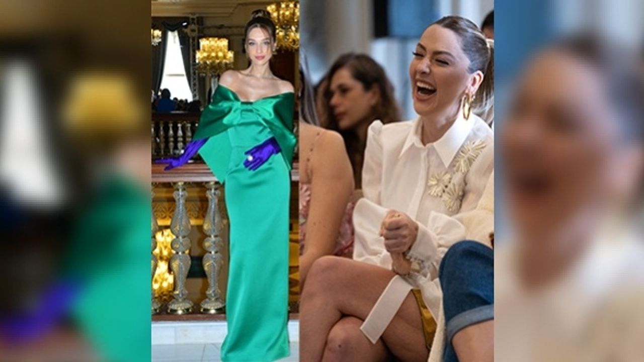 Ünlülerden Nihan Peker'in göz alıcı defilesine yoğun ilgi