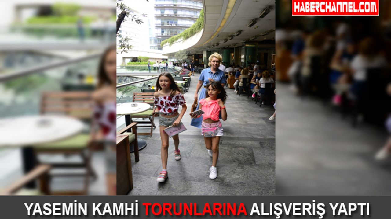 Yasemin Kamhi Torunlarına Alışveriş Yaptı