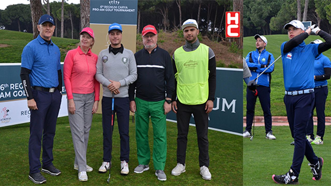 Serik'te Regnum Carya Pro-Am Golf Turnuvası başladı...