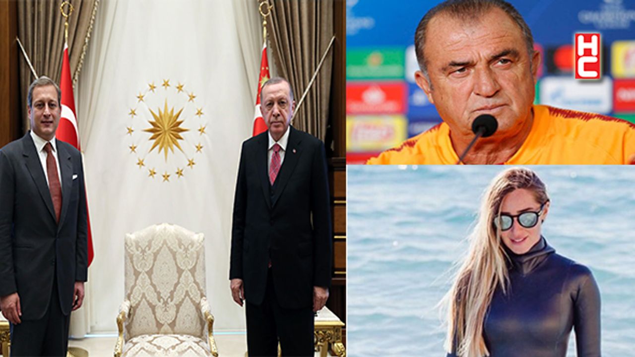 Cumhurbaşkanı Erdoğan, Burak Elmas, Fatih Terim ve Şahika Ercümen ile görüştü