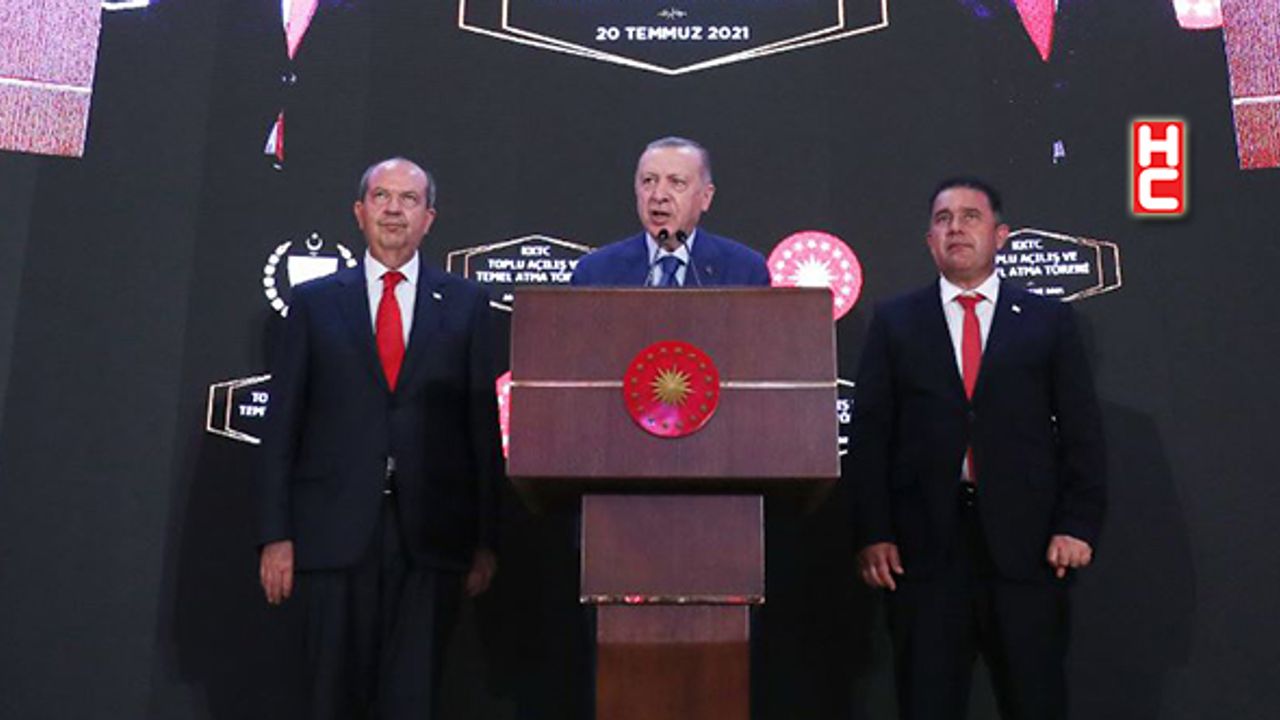 Erdoğan: "Kıbrıs Türkü’nün güven ve huzur içinde yaşaması bizim için her şeyden önemlidir"