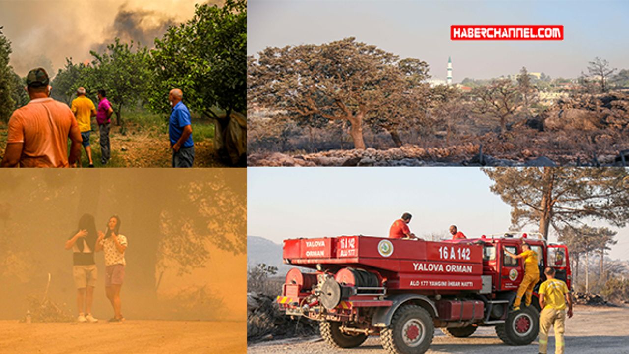 Manavgat'taki büyük yangın 3'üncü gününde