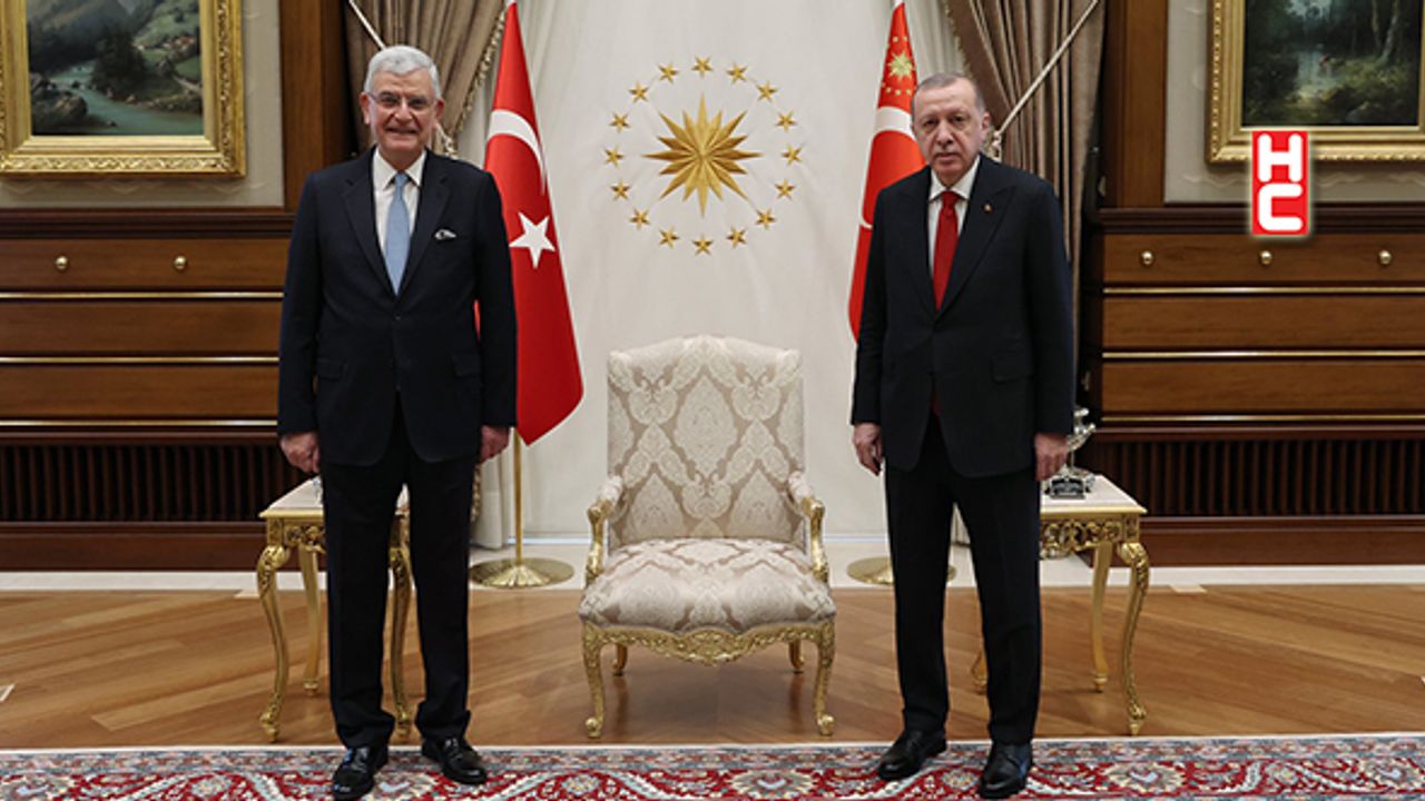 Cumhurbaşkanı Erdoğan, görevini tamamlayan Volkan Bozkır'ı tebrik etti