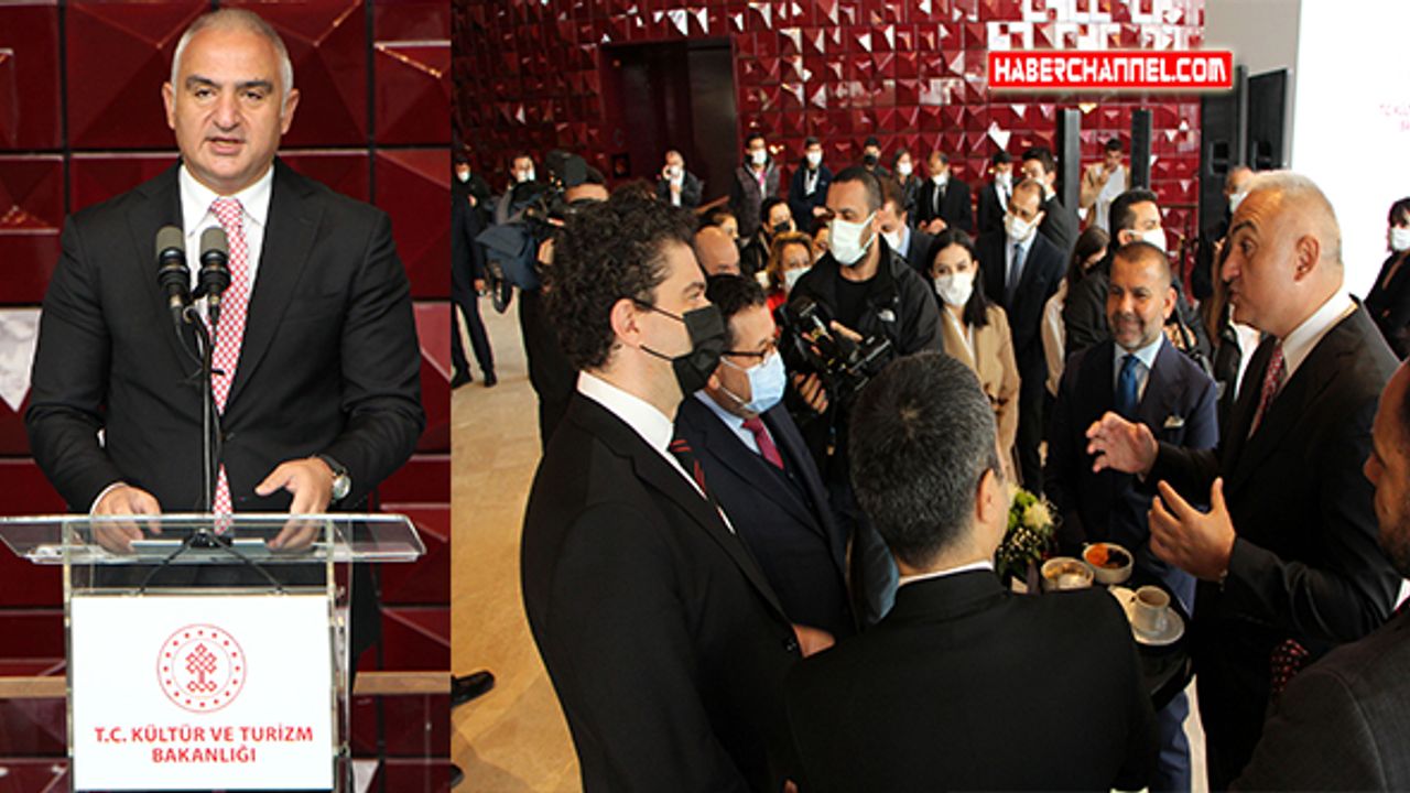 Bakan Ersoy, yarın açılacak AKM'nin tanıtım toplantısında konuştu