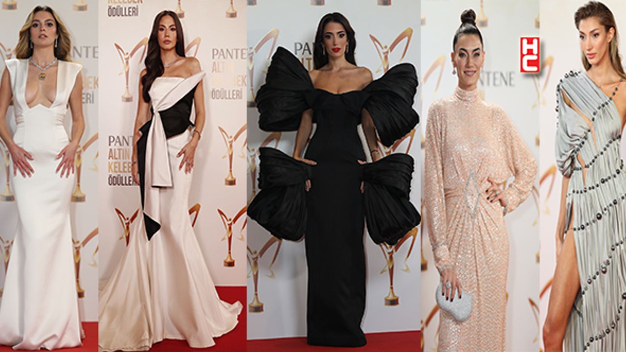 47. Pantene Altın Kelebek 2021: Göz kamaştıran kırmızı halı görünümleri