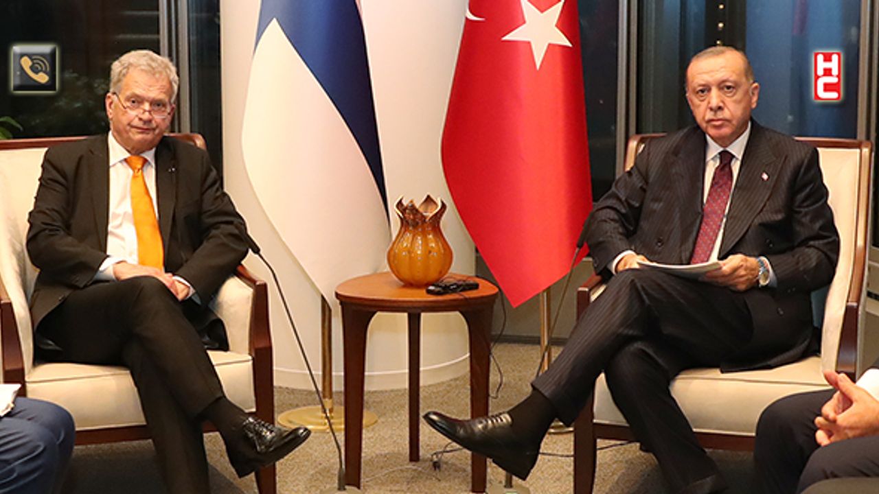 Cumhurbaşkanı Erdoğan, Finlandiya Cumhurbaşkanı Sauli Niinistö ile görüştü