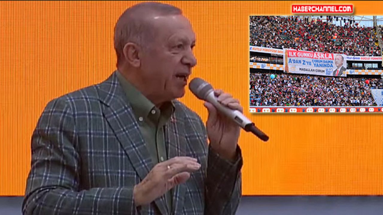 Cumhurbaşkanı Erdoğan: "Küresel güçlerin hesaplarına peşkeş çekilecek tek bir evladımız yok"