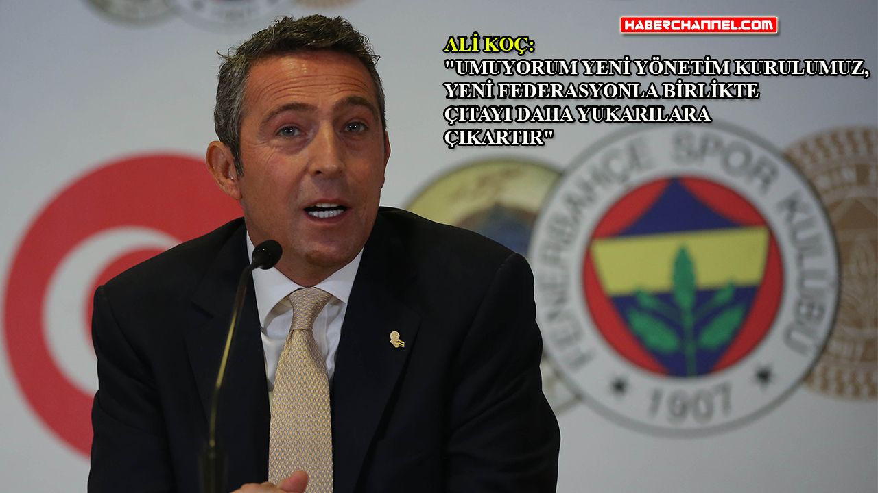 Kulüpler Birliği Vakfı'nın yeni başkanı Ali Koç oldu...