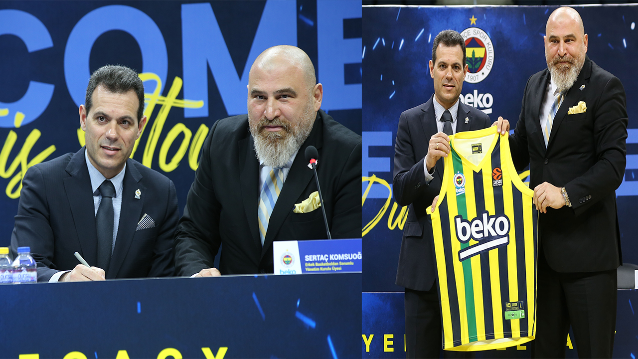 Fenerbahçe Beko'da Dimitris Itoudis için imza töreni düzenlendi...