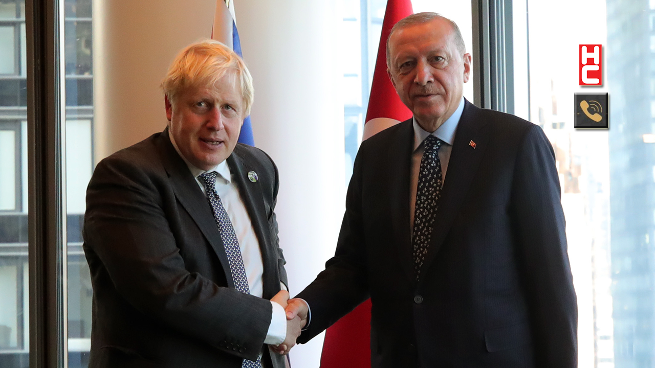Cumhurbaşkanı Erdoğan, İngiltere Başbakanı Johnson ile görüştü