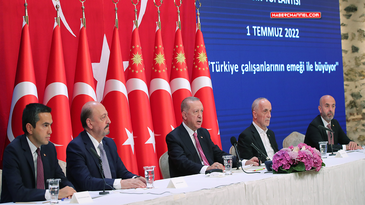 Cumhurbaşkanı Erdoğan: "Yeni asgari ücret net 5 bin 500 TL olacaktır"