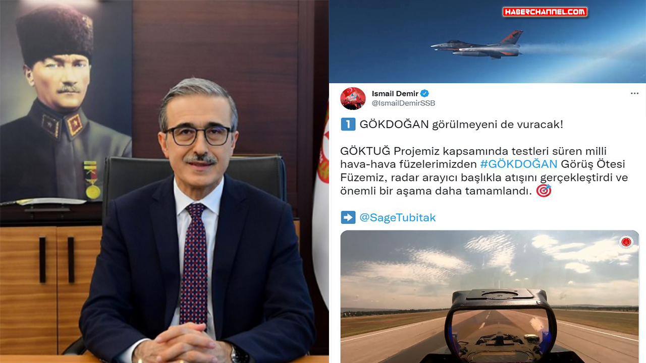 İsmail Demir: "'Gökdoğan' füzemiz, radar arayıcı başlıkla atışını gerçekleştirdi"