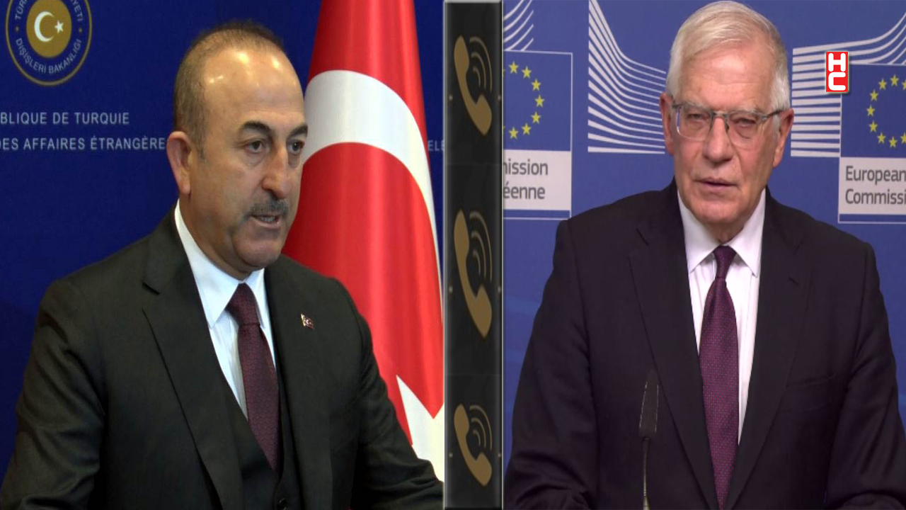 Dışişleri Bakan Çavuşoğlu, AB Komisyonu Başkan Yardımcısı Borrell ile görüştü