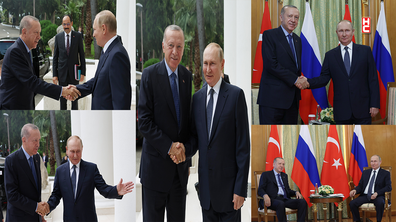 Cumhurbaşkanı Erdoğan, Soçi'de Rusya Devlet Başkanı Putin ile bir araya geldi