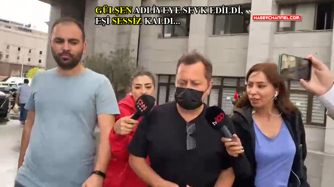 Eşi Gülşen'i görmeye gelen Ozan Çolakoğlu emniyetten ayrıldı...