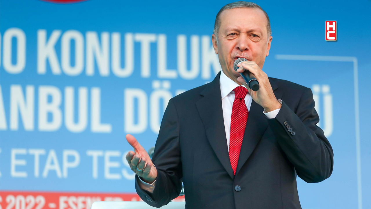 Cumhurbaşkanı Erdoğan: "Bugüne kadar 3 milyon konutun dönüşümünü tamamladık"