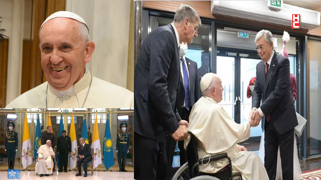 Katoliklerin dini lideri Papa Francis, Kazakistan’da...