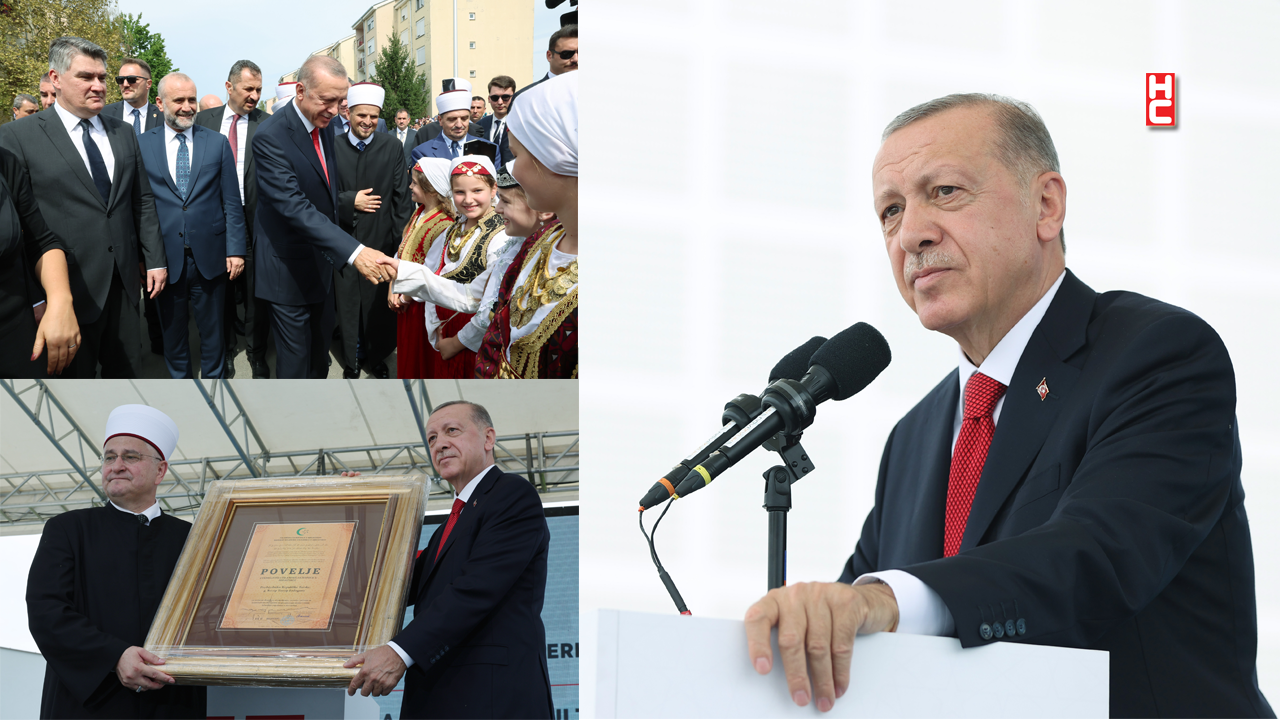 Cumhurbaşkanı Erdoğan, İslam Kültür Merkezi’nin açılışına katıldı...