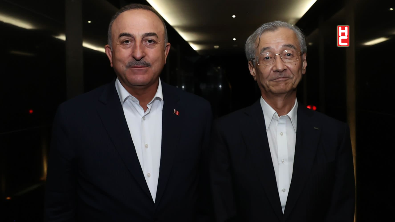 Bakan Çavuşoğlu, Türkiye-Japonya İş Konseyi Eşbaşkanı Mitsuoka ile görüştü
