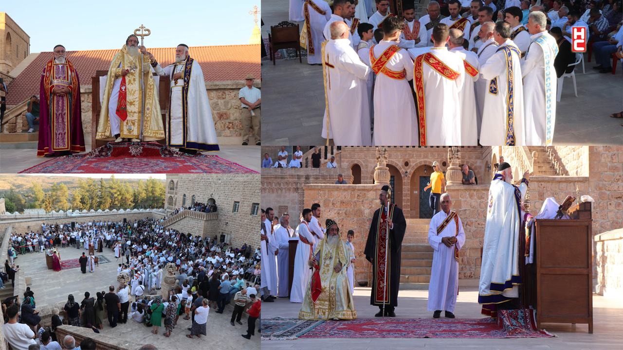 5 bin Süryani, 'Mor Gabriel Manastırı'nda kutsal günleri için buluştu