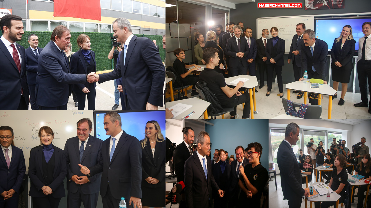 Milli Eğitim Bakanı Mahmut Özer, Demirören Medya Lisesi’ni ziyaret etti