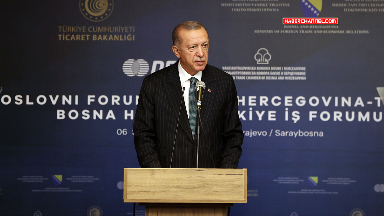 Cumhurbaşkanı Erdoğan, Bosna Hersek’te Türkiye İş Forumu’na katıldı