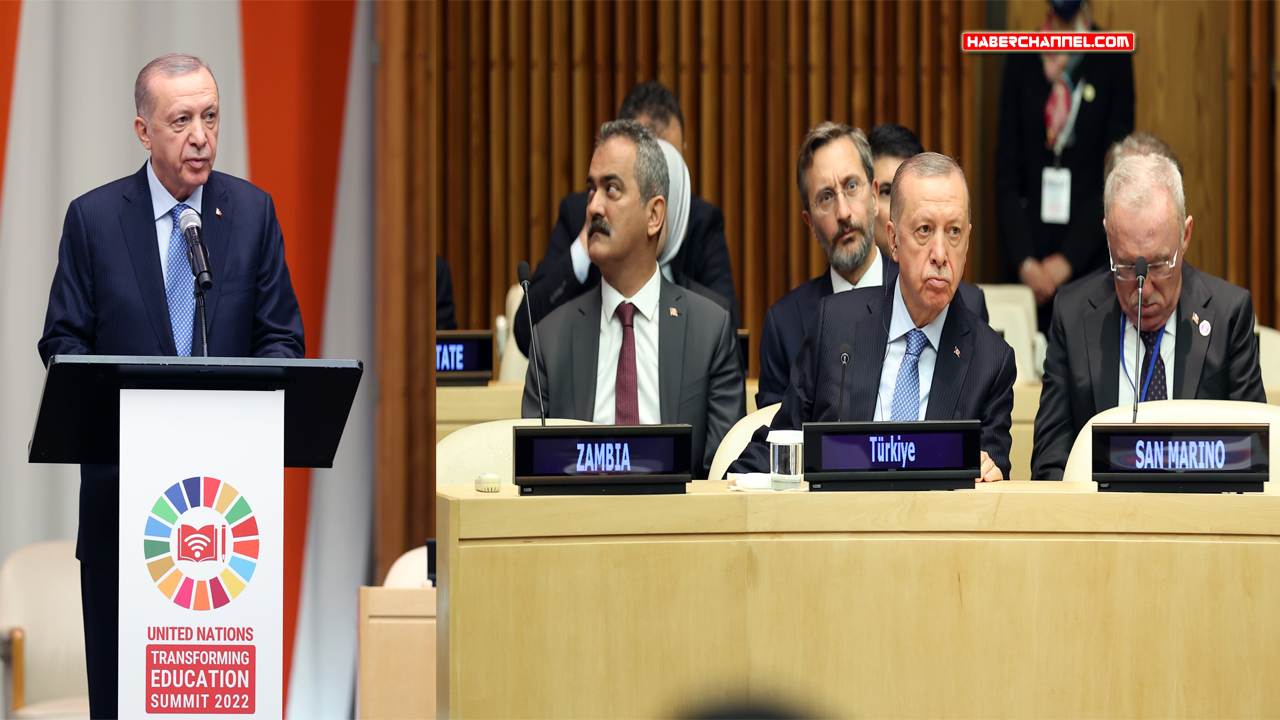 Cumhurbaşkanı Erdoğan, New York'ta 'Eğitimin Dönüştürülmesi Zirvesi’nde konuştu
