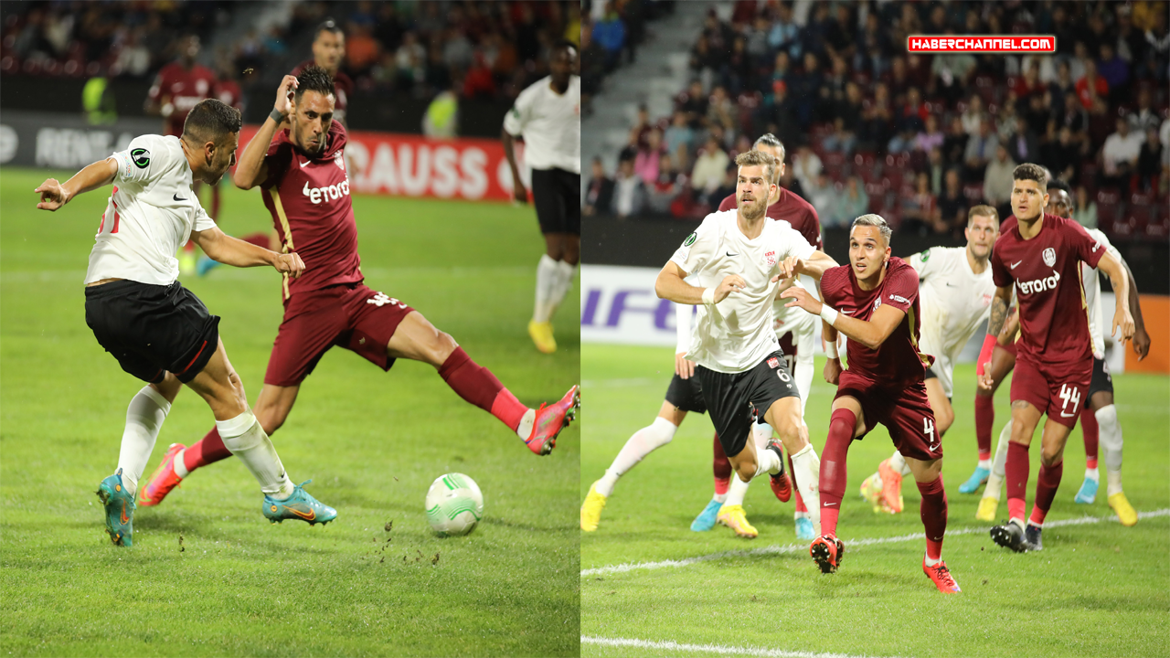 Sivasspor, deplasmanda Romanya ekibi CFR Cluj'u 1-0 mağlup etti