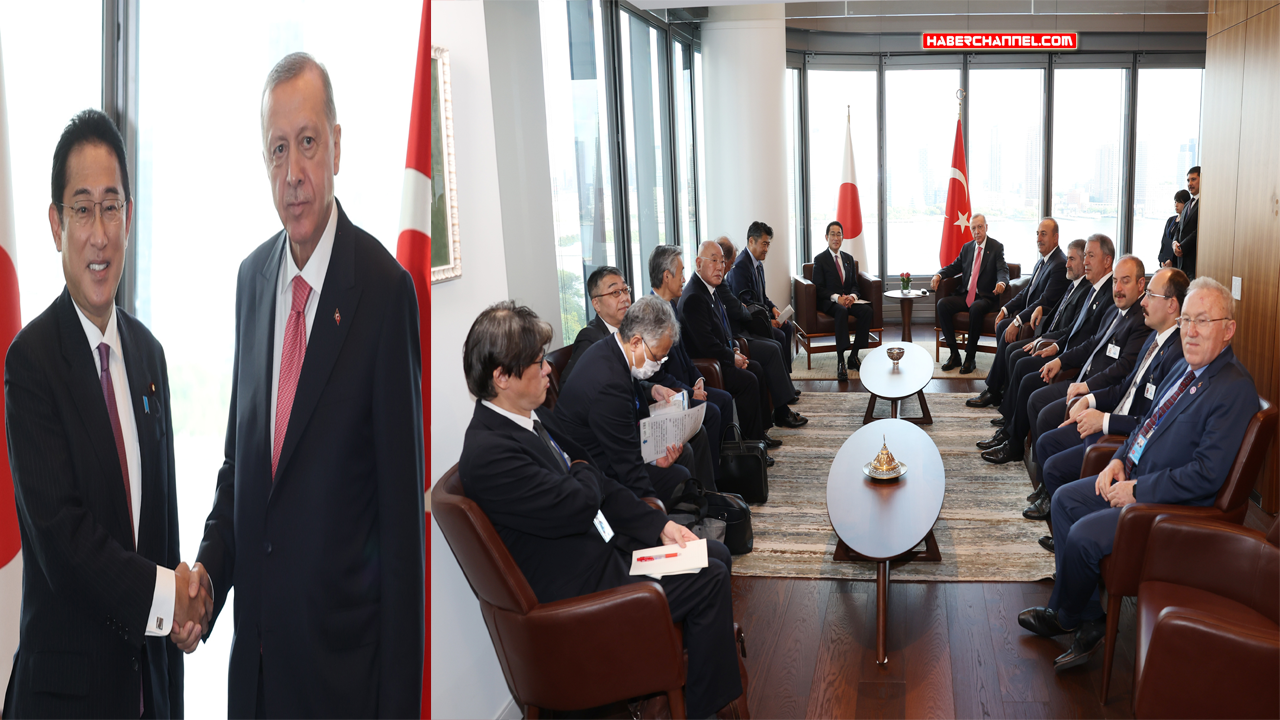 Cumhurbaşkanı Erdoğan, Japonya Başbakanı Kishida’yı kabul etti