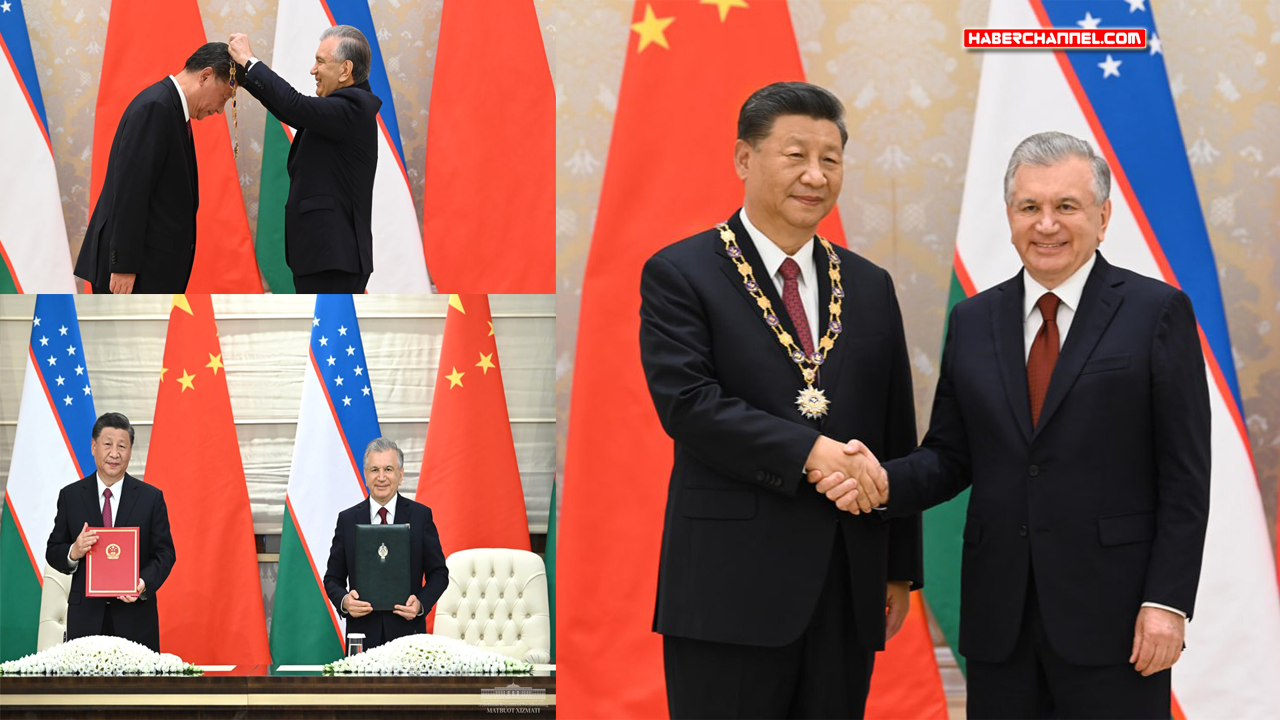 Özbekistan’dan Çin lideri Şi Cinping'e ‘Üst Düzey Dostluk Nişanı’ verildi...
