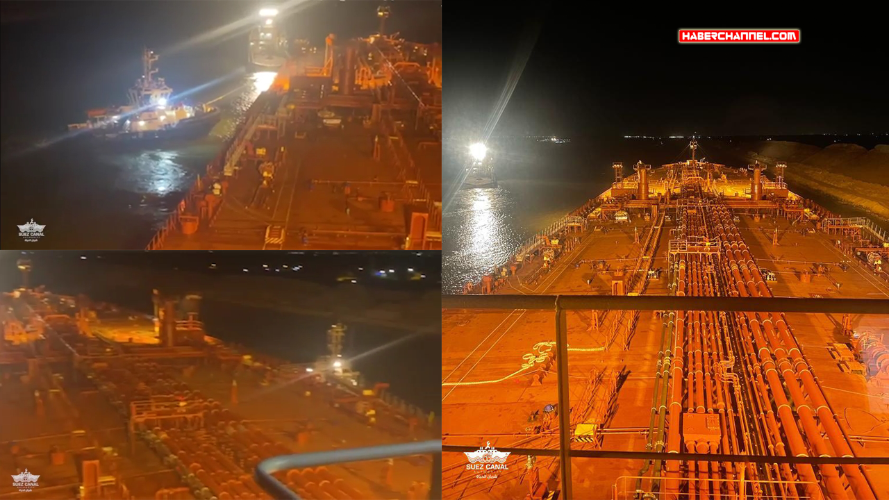 Süveyş Kanalı’nı tıkayan 64 bin tonluk gemi saatler içinde kurtarıldı!..