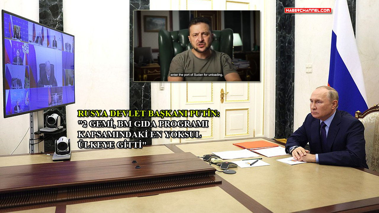 Ukrayna tahılı konusunda Putin’den Zelenski’ye cevap...