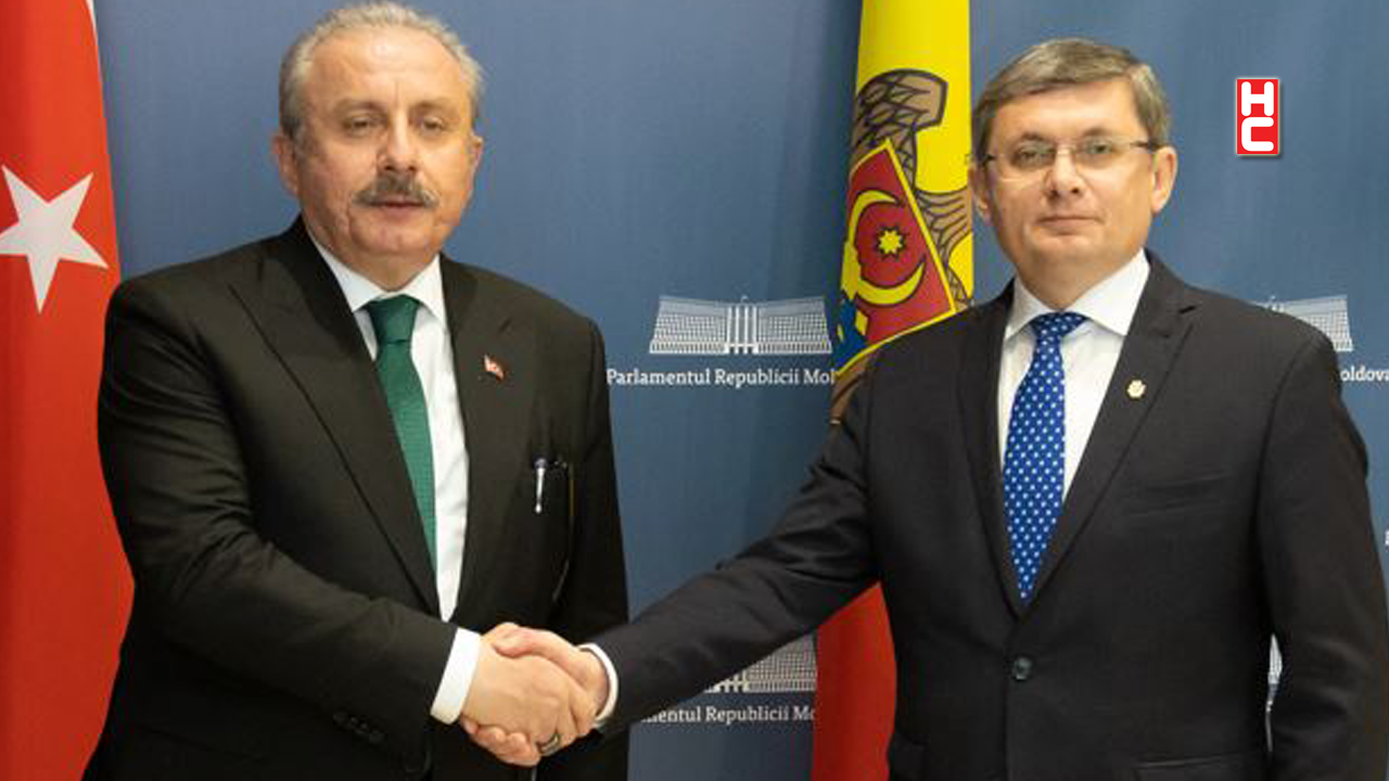 TBMM Başkanı Şentop, Moldovalı mevkidaşı Grosu ile görüştü