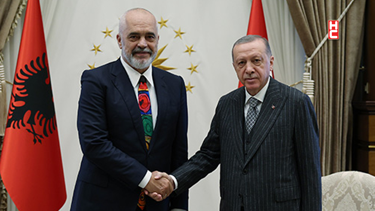 Cumhurbaşkanı Erdoğan, Arnavutluk Başbakanı Rama ile görüştü...