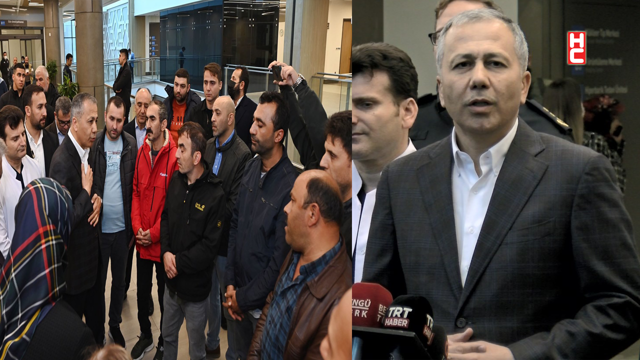 İstanbul Valisi Ali Yerlikaya yaralı maden işçilerini ziyaret etti