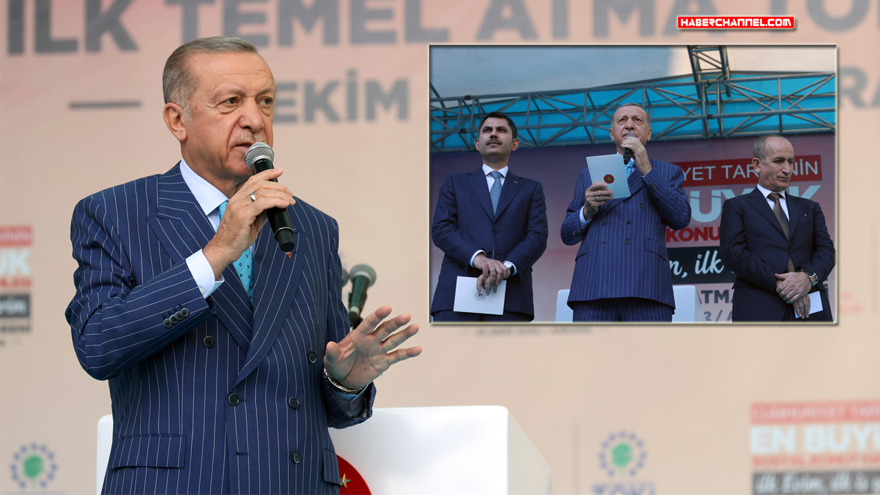 Cumhurbaşkanı Erdoğan: "2028'e kadar 500 bin konutun tamamını bitireceğiz"