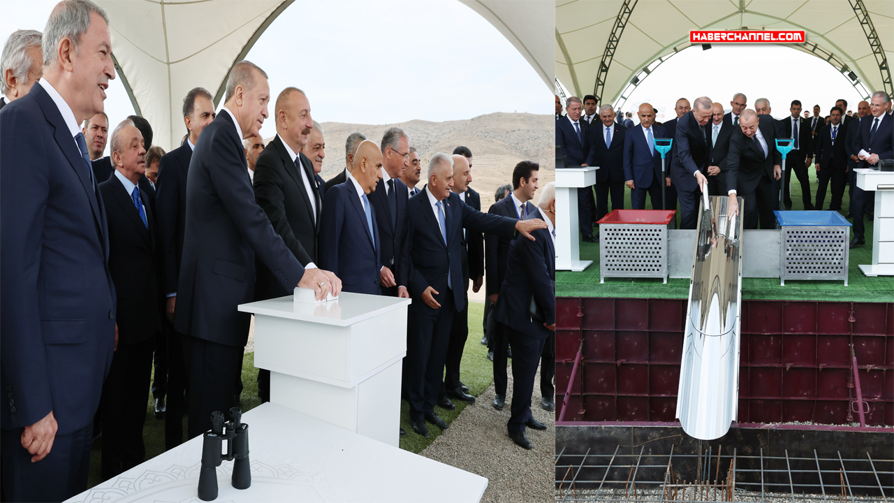 Cumhurbaşkanı Erdoğan, Cebrayıl’da temel atma törenine katıldı