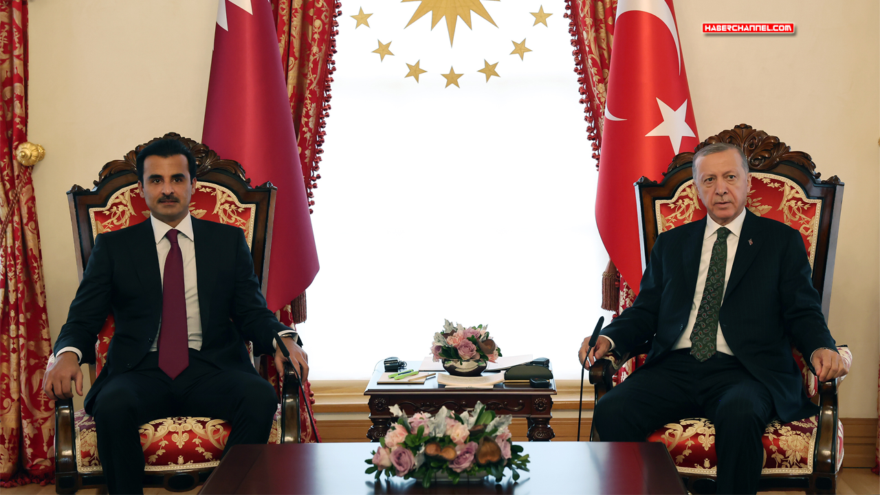 Cumhurbaşkanı Erdoğan, Katar Emiri El Sani ile bir araya geldi