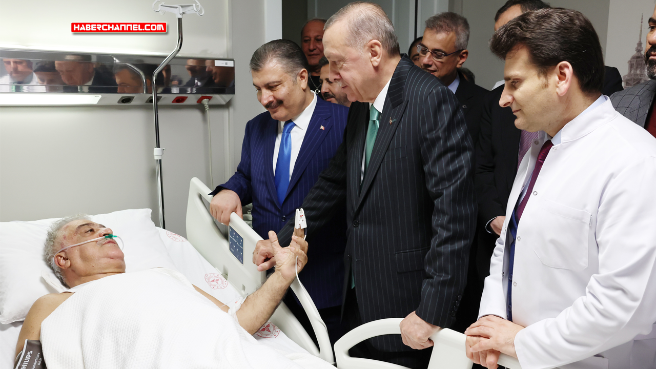 Cumhurbaşkanı Erdoğan'dan Binali Yıldırım'ı hastanede ziyaret