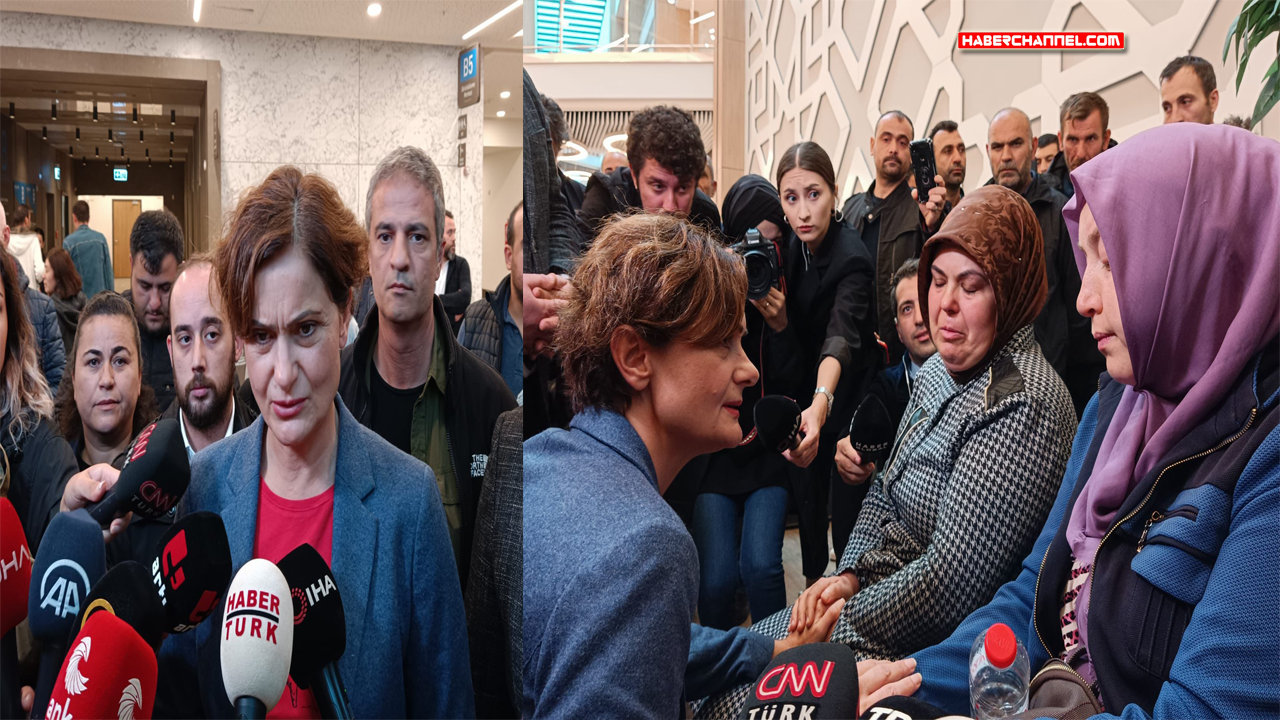 CHP İl Başkanı Kaftancıoğlu yaralı madencilerin yakınlarını ziyaret etti...