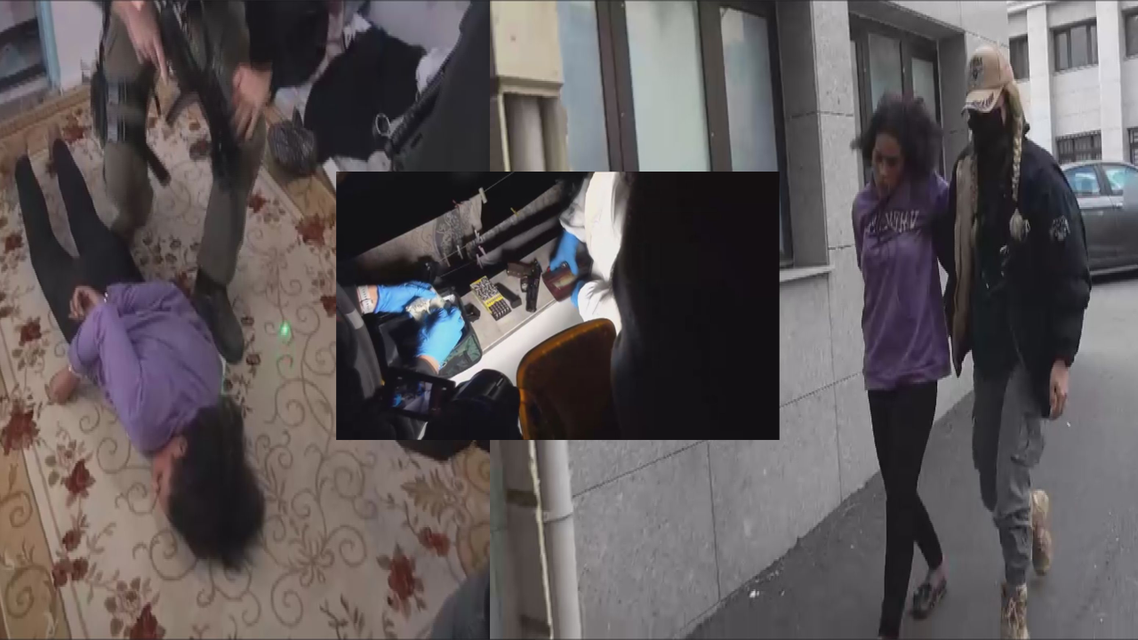 Taksim'deki saldırıyı gerçekleştiren teröristin yakalanması polis kamerasında