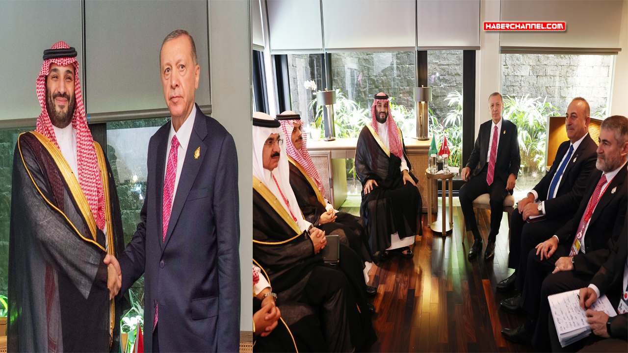 Cumhurbaşkanı Erdoğan, Suudi Arabistan Veliaht Prensi Selman ile görüştü...