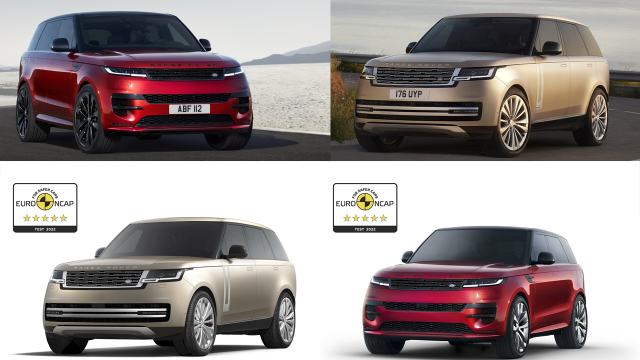 Yeni Range Rover ve Yeni Range Rover Sport'a Euro NCAP'ten beş yıldız