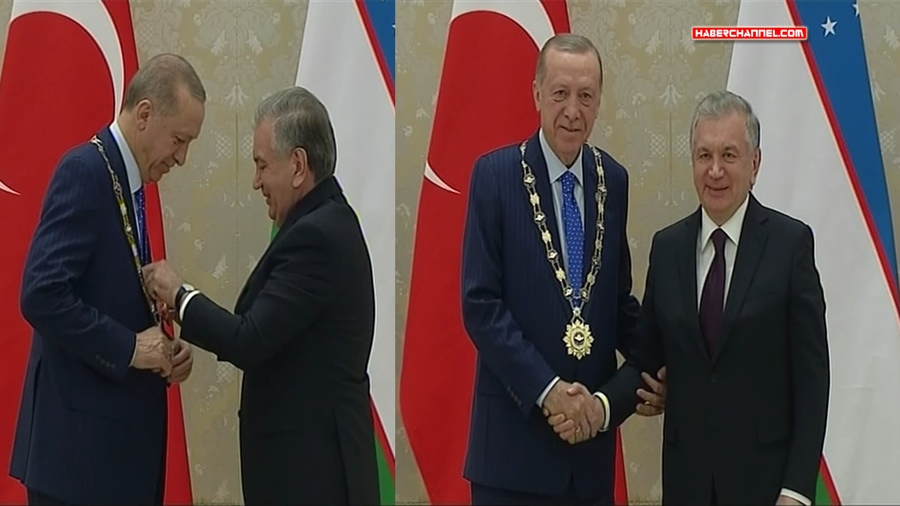 Cumhurbaşkanı Erdoğan: "Bu nişanı büyük bir onurla taşıyacağım"