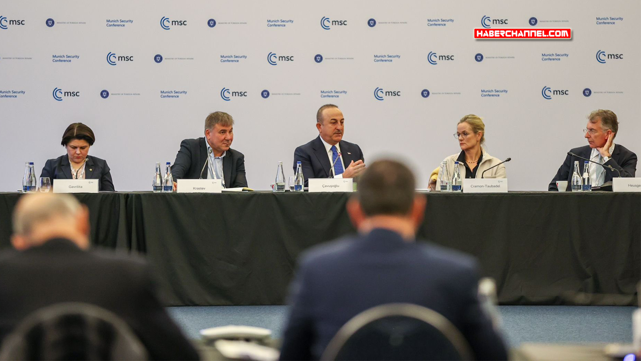 Dışişleri Bakanı Çavuşoğlu, Münih Güvenlik Konferansı’na katıldı