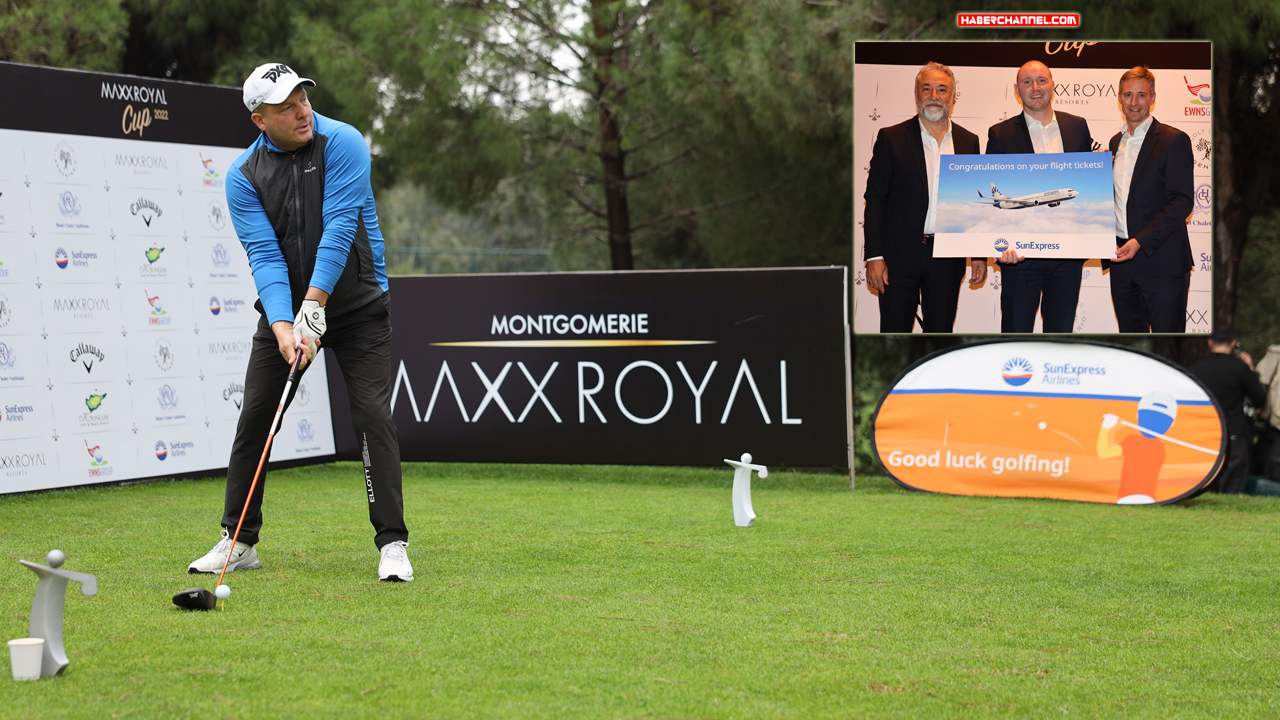Maxx Royal Golf Turnuvası’nda ödüller sahiplerini buldu...