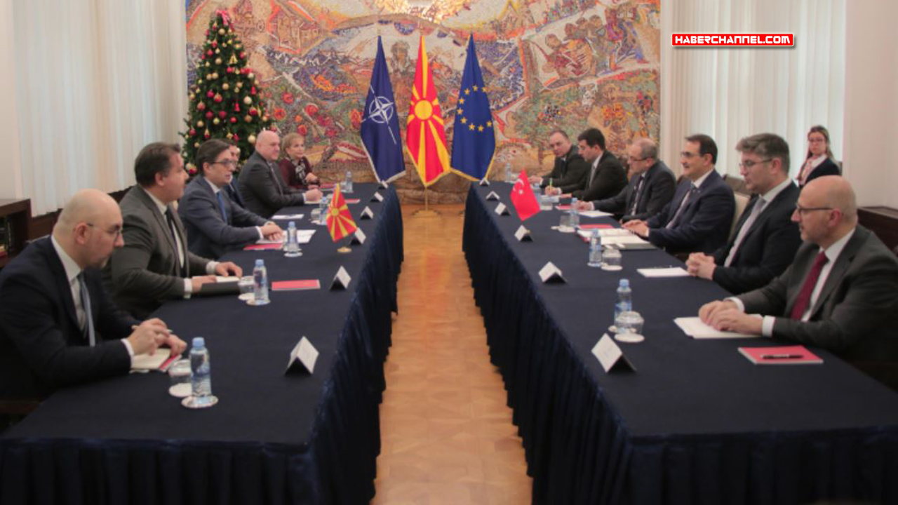 Kuzey Makedonya Cumhurbaşkanı Pendarovski, Bakan Dönmez'i kabul etti...