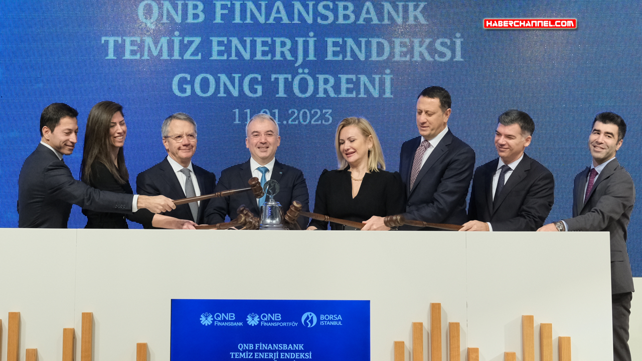 Borsa İstanbul’da Gong QNB Finansbank Temiz Enerji Endeksi için çaldı...