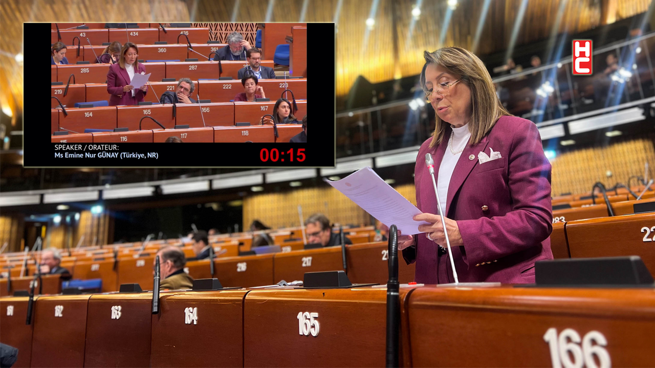 Milletvekili Günay, Avrupa Konseyi Parlamenter Meclisi’ne hitap etti: "Göz yummak teşvik etmektir"