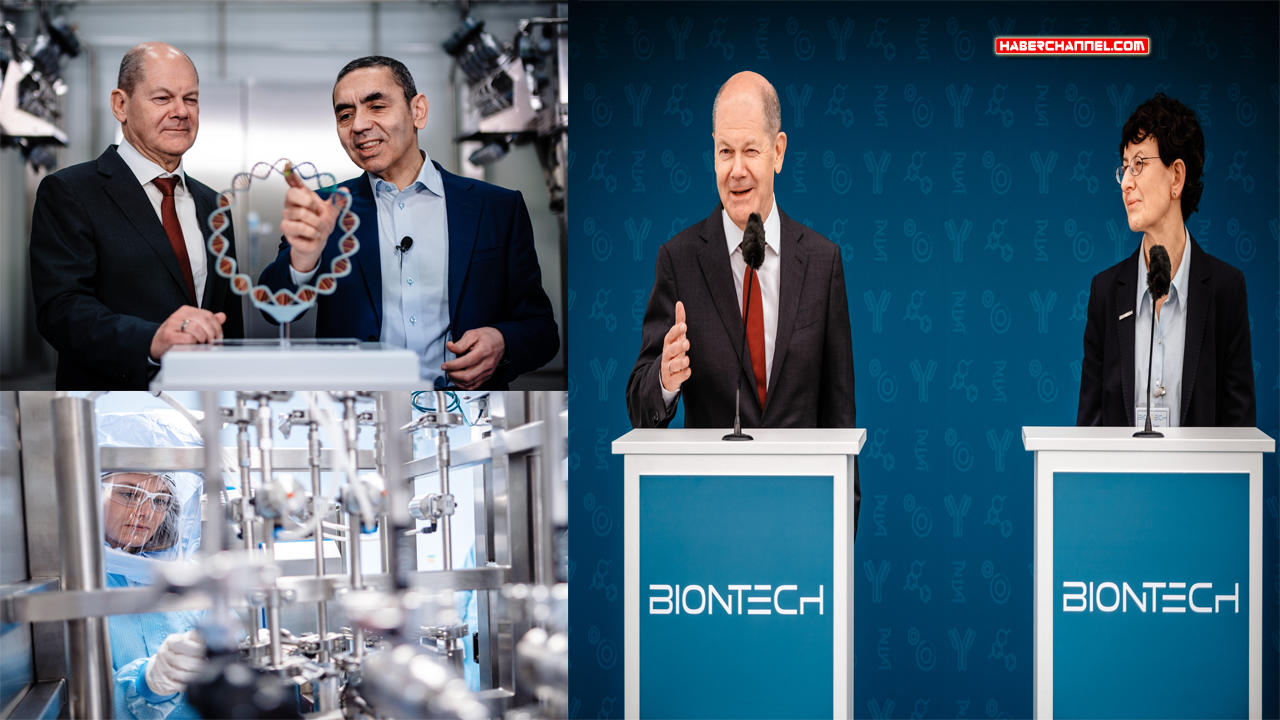 Almanya Başbakanı Olaf Scholz, BioNTech’i ziyaret etti